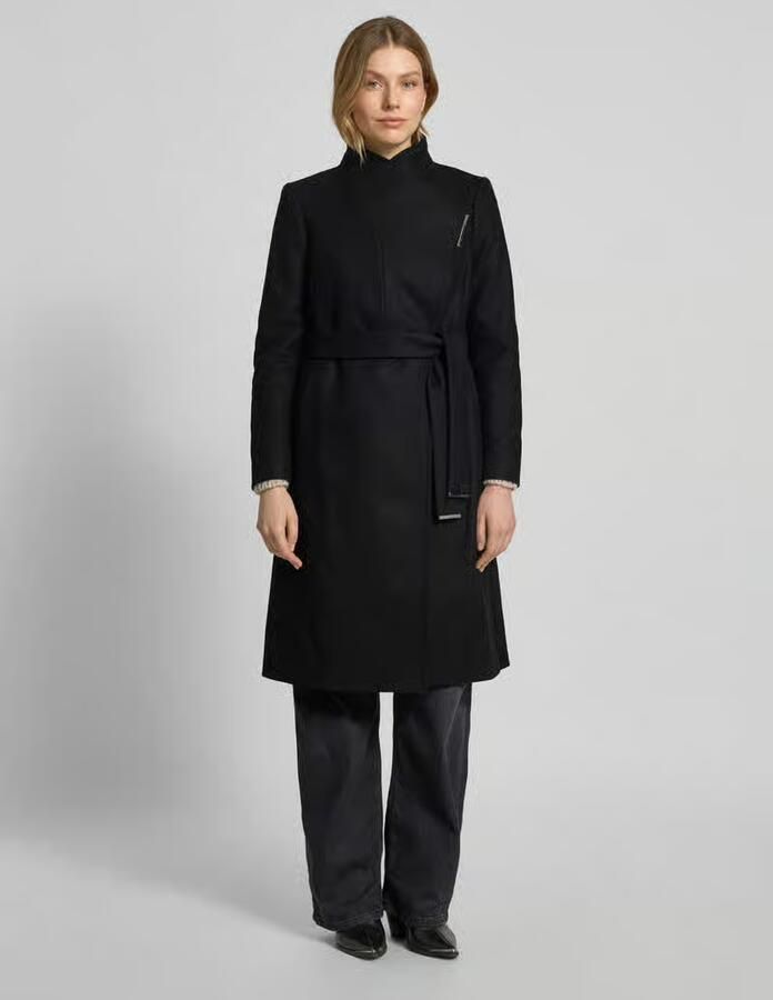 Ted Baker Lange jas van wolmix met kasjmier - Foto 2