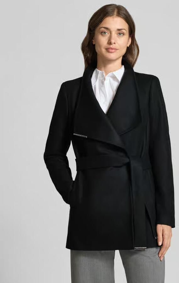 Ted Baker Lange jas van wolmix met strikceintuur model 'ROSESS' - Foto 2