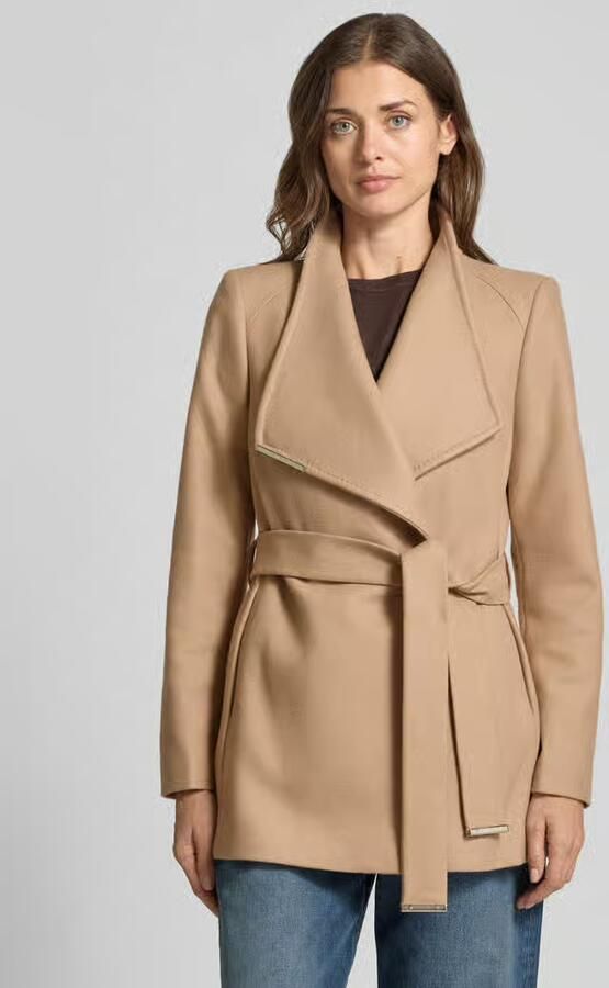 Ted Baker Lange jas van wolmix met strikceintuur model 'ROSESS' - Foto 2