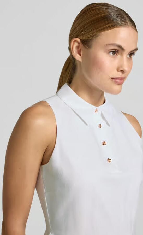 Ted Baker midi-jurk met platte kraag model 'Meeha'