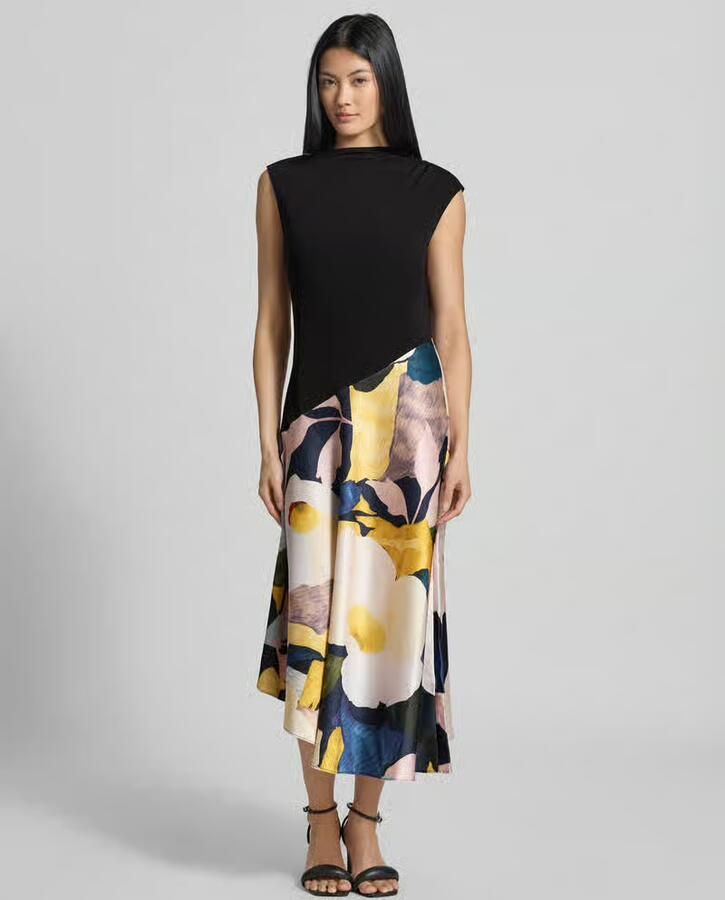 Ted Baker Midi-jurk van pure viscose model 'Aeslyn' - Foto 2
