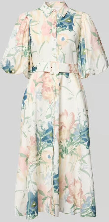 Ted Baker Midijurk van linnenmix met all-over bloemenprint - Foto 2