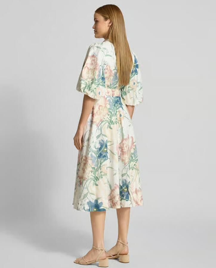 Ted Baker Midijurk van linnenmix met all-over bloemenprint