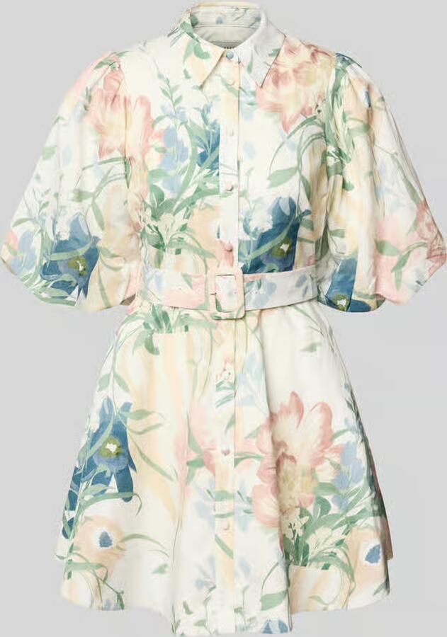 Ted Baker Mini-jurk van linnenmix met pofmouwen model 'OLLIIV' - Foto 2