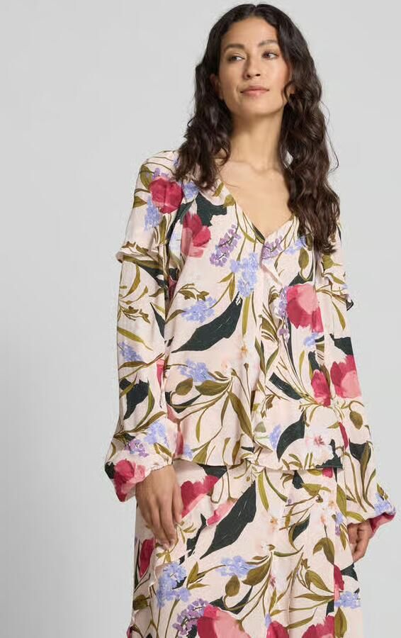 Ted Baker Regular fit blouse met V-hals model 'minasa' - Foto 2