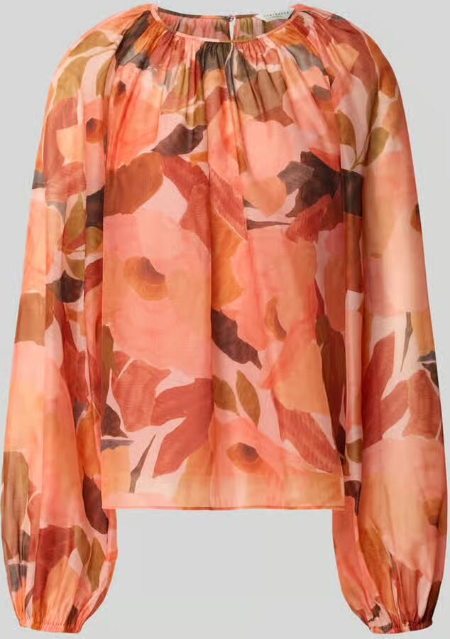 Ted Baker relaxed fit blouse met florale all-over print model 'Sabrona'