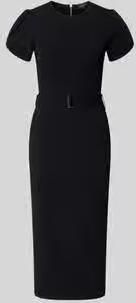 Ted Baker Slim fit midi-jurk van viscosemix model 'JULIANY'