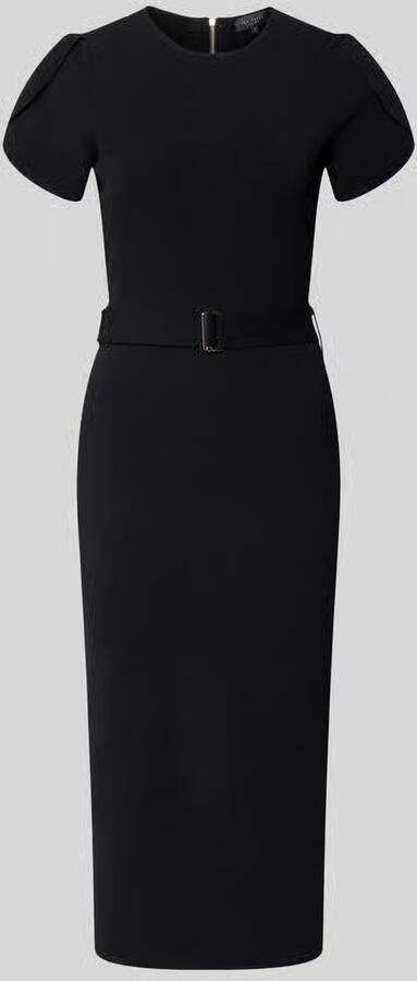 Ted Baker Slim fit midi-jurk van viscosemix model 'JULIANY'