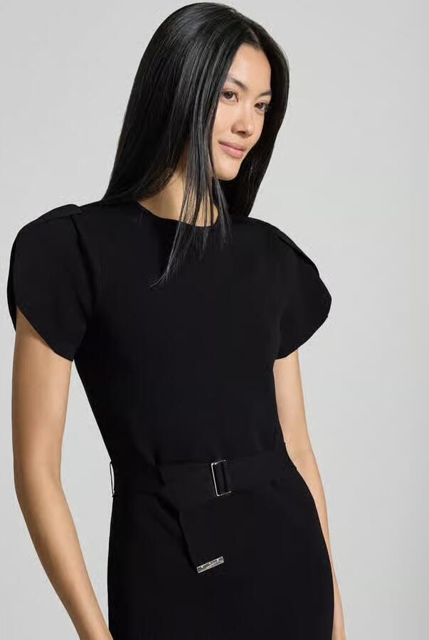 Ted Baker Slim fit midi-jurk van viscosemix model 'JULIANY' - Foto 2