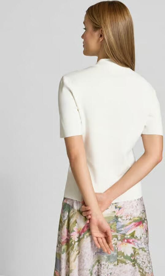 Ted Baker T-shirt van viscosemix met polokraag model 'ELBETH' - Foto 3
