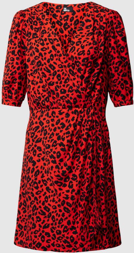 THE KOOPLES Knielange jurk in wikkellook