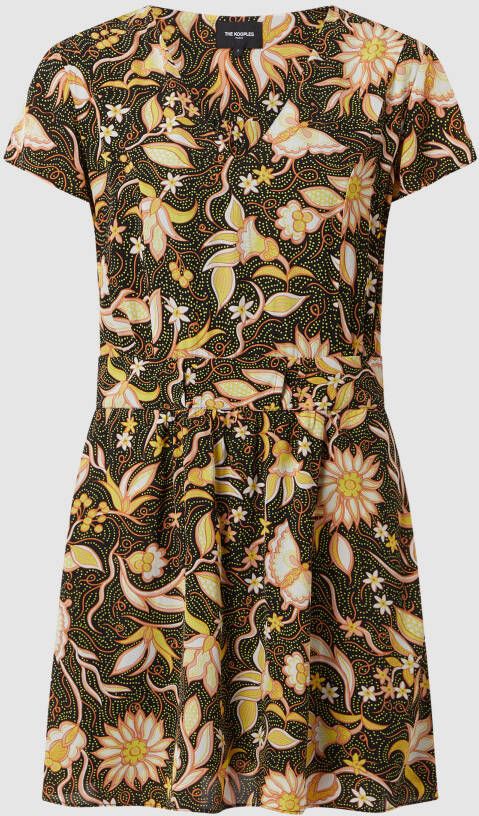 THE KOOPLES Mini-jurk met bloemenmotief