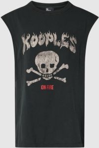 THE KOOPLES Tanktop met labelprint