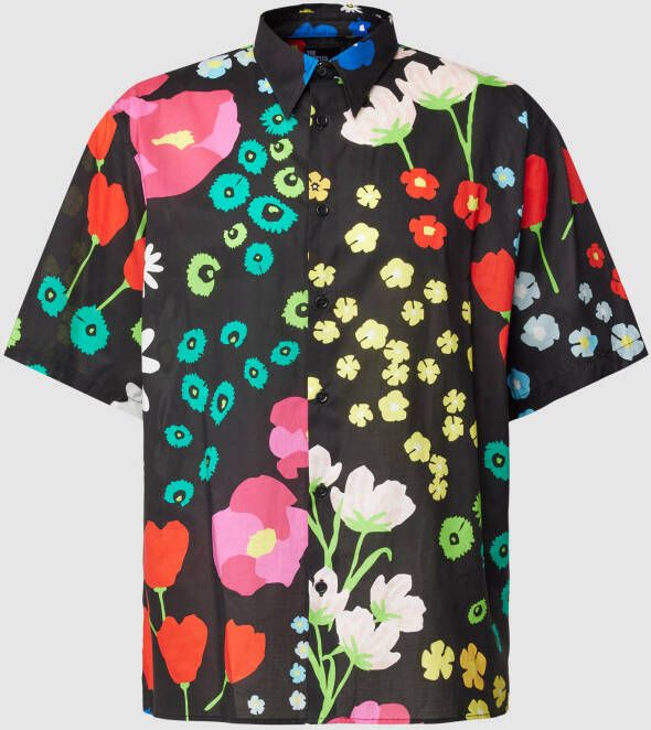 THE KOOPLES Vrijetijdsoverhemd met bloemenmotief model 'CHEMISE'