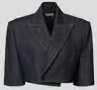 The Mannei Kort blazer in denimlook