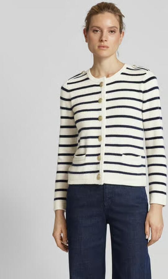 (The Mercer) N.Y. Cardigan van kasjmier met doorknoopsluiting - Foto 3