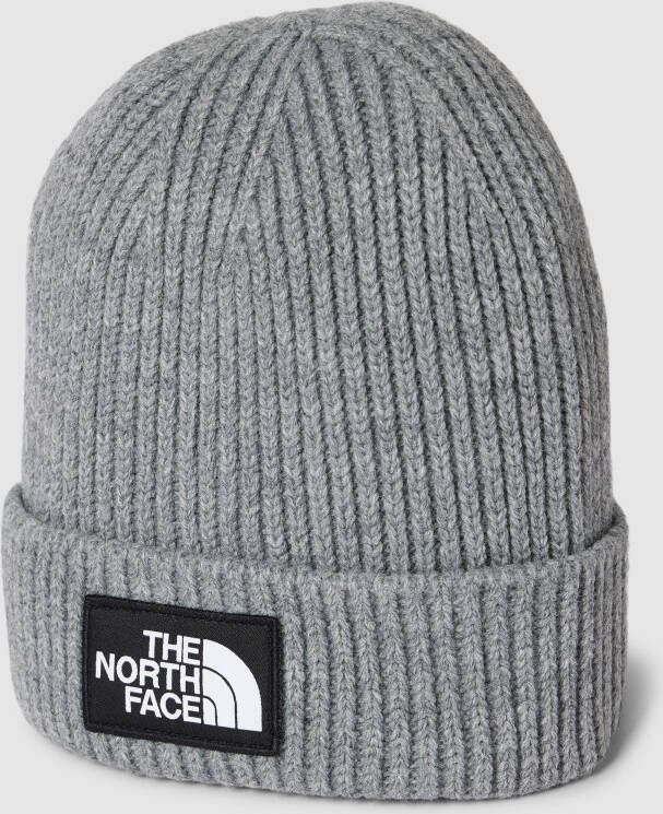 The North Face Beanie met labelpatch model 'LOGO BOX'