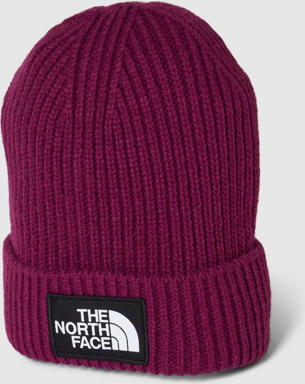 The North Face Logo Box Cuf Hoed Red Heren