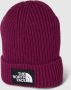The North Face Logo Box Cuf Hoed Red Heren - Thumbnail 1