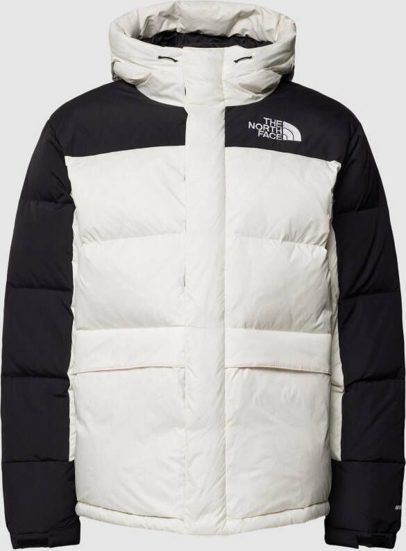 The North Face Witte Colorblock Pufferjas voor Heren en Dames White Heren