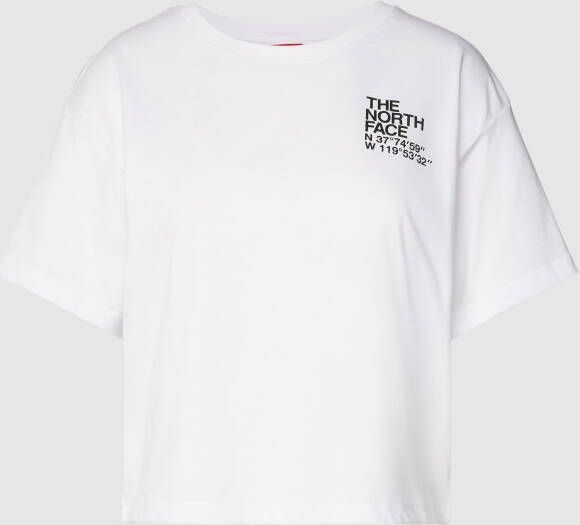 The North Face Kort T-shirt met extra brede schouders
