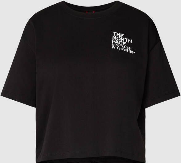 The North Face Kort T-shirt met extra brede schouders