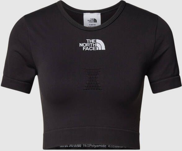 The North Face Kort T-shirt met labeldetail model 'NEW SEAMLESS'