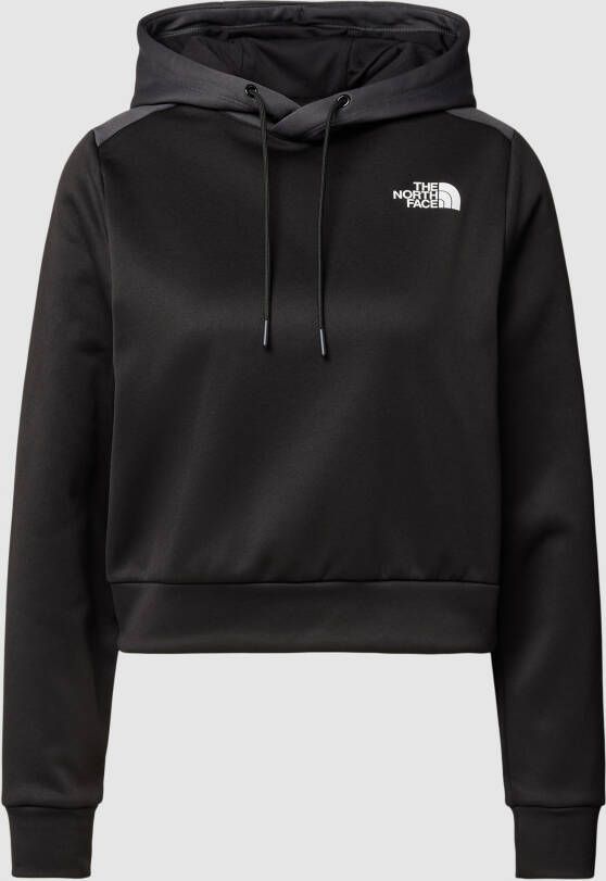 The North Face Korte hoodie met labelprint model 'REAXION'
