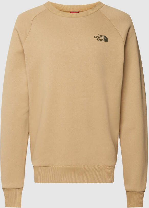 The North Face Sweatshirt met labelprint model 'RAGLAN REDBOX CREW'