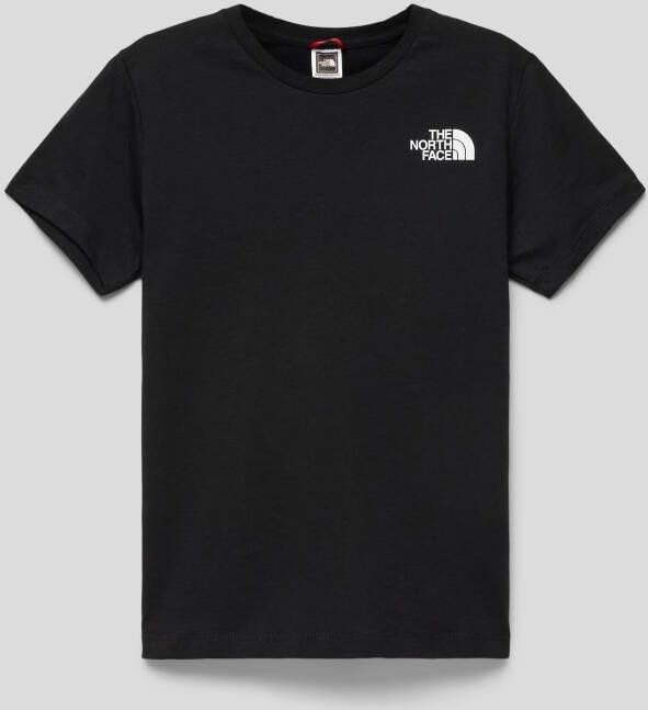 The North Face T-shirt met labeldetails