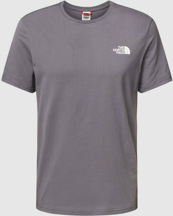 The North Face T-shirt van katoen met labeldetail