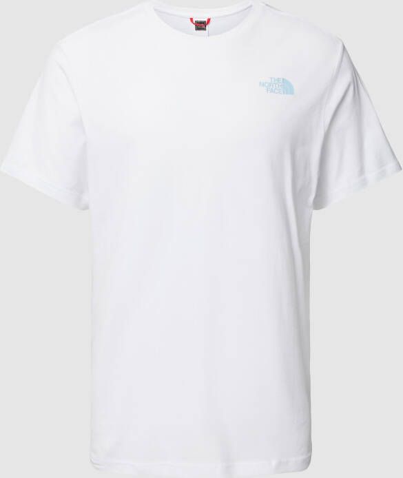The North Face T-shirt met labelprint model 'FLAG'