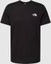 The North Face Zwart Bedrukt Katoenen T-Shirt voor Mannen Black Heren - Thumbnail 1
