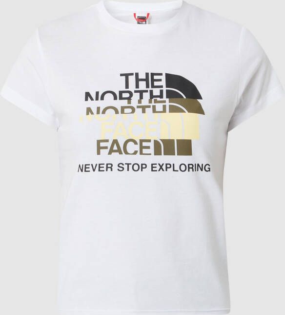The North Face T-shirt met logoprint