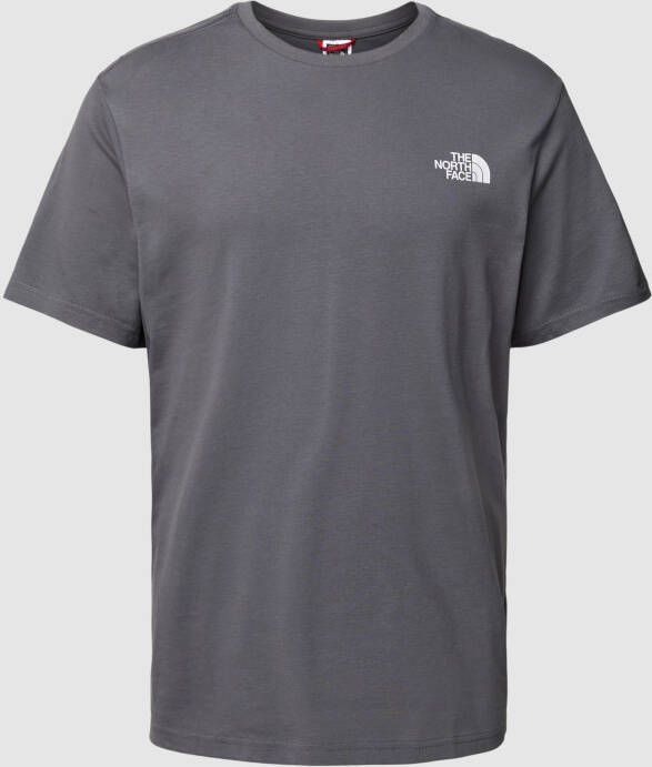 The North Face T-shirt van katoen met labeldetail