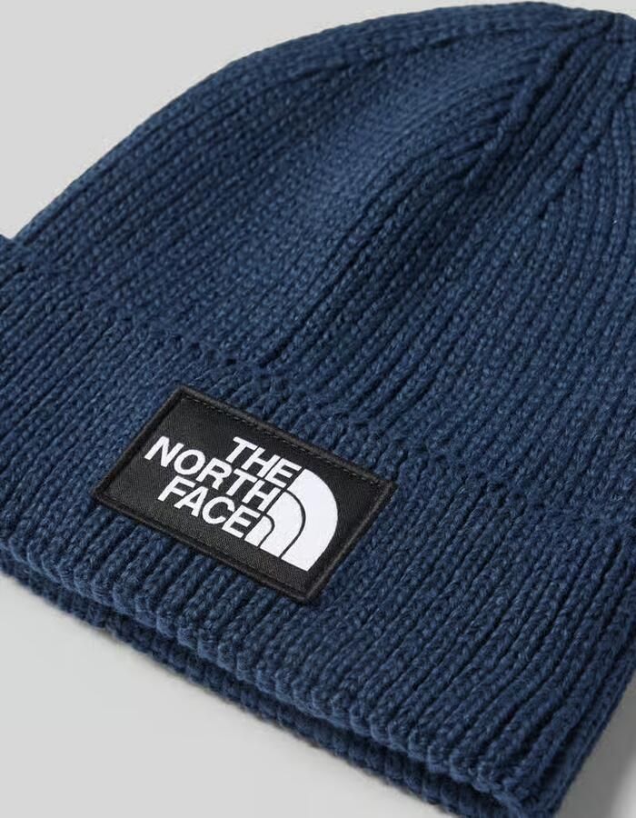 The North Face Beanie in gebreide look met logopatch model 'Box' - Foto 2