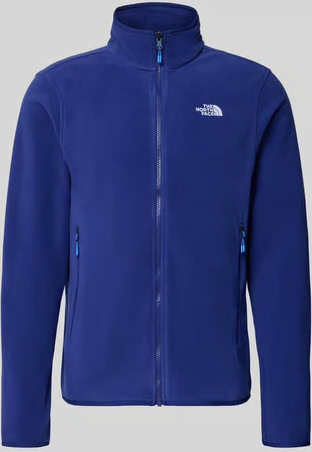 The North Face Fleecejack met gestikt logo en opstaande kraag model 'GLACI'