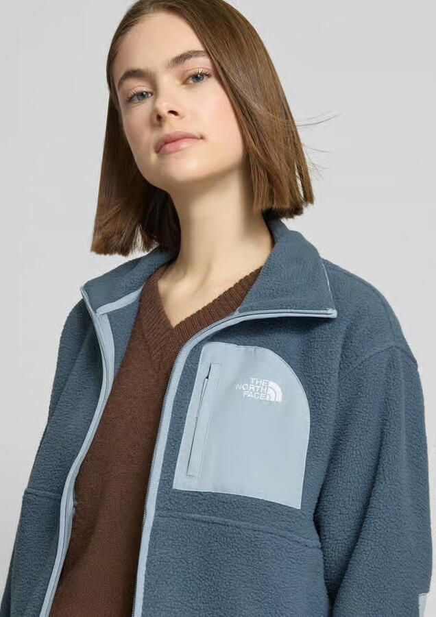The North Face Fleecejack met opstaande kraag en labelstitching - Foto 2