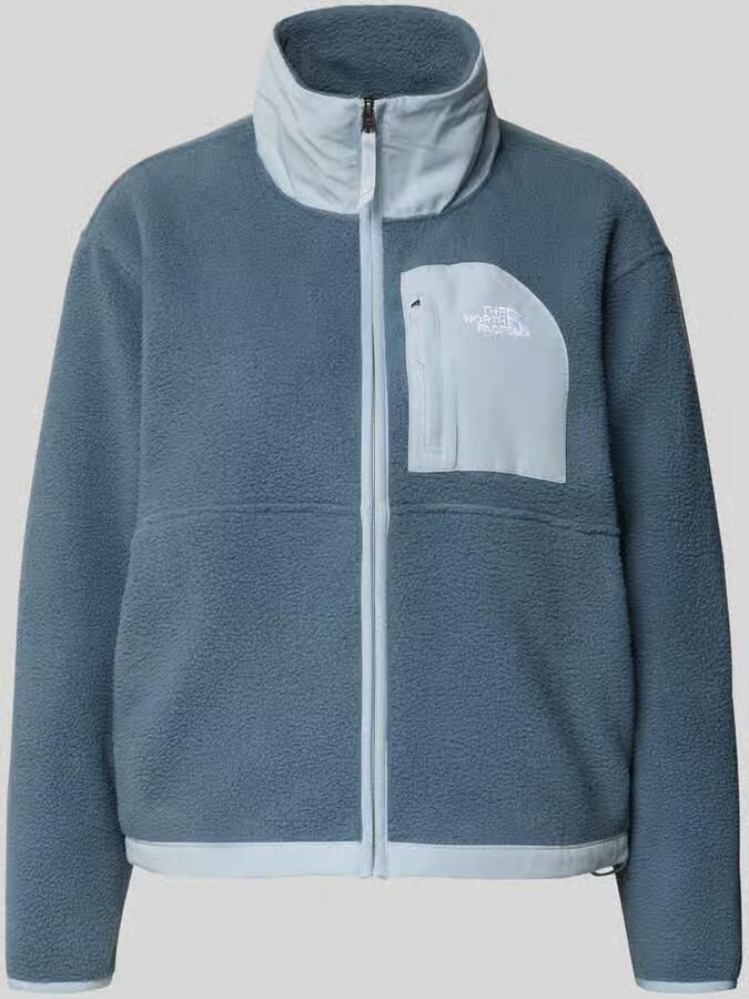 The North Face Fleecejack met opstaande kraag en labelstitching - Foto 3