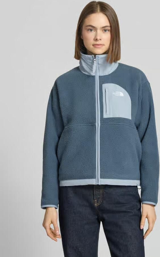 The North Face Fleecejack met opstaande kraag en labelstitching - Foto 5