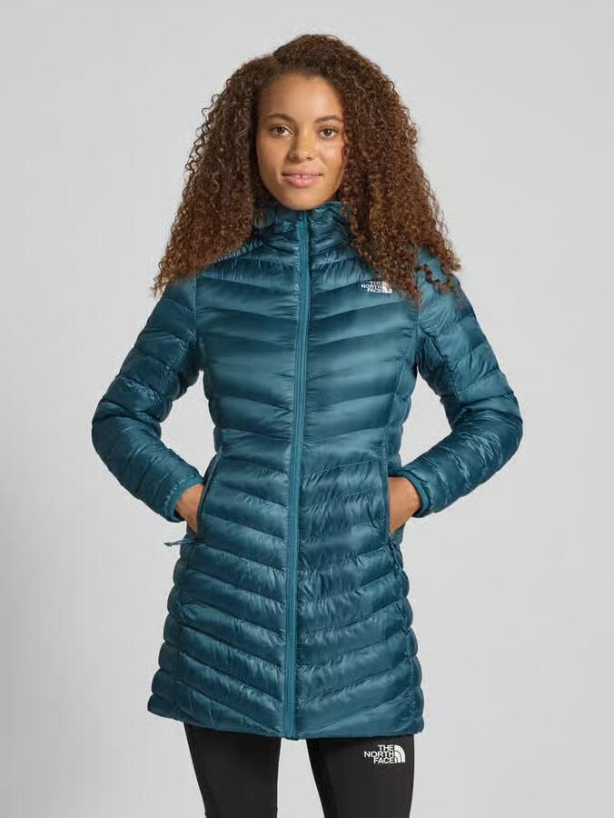 The North Face Gewatteerde lange jas met logostitching model 'Huila' - Foto 2