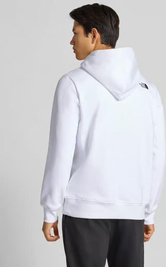 The North Face Witte Sweaters met Geborduurd Logo White Heren