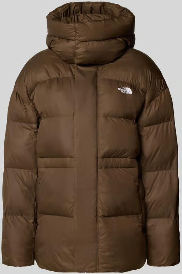 The North Face oversized fit jack in stiksels met gestikt logo