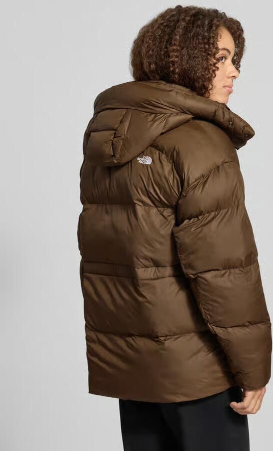 The North Face oversized fit jack in stiksels met gestikt logo - Foto 3