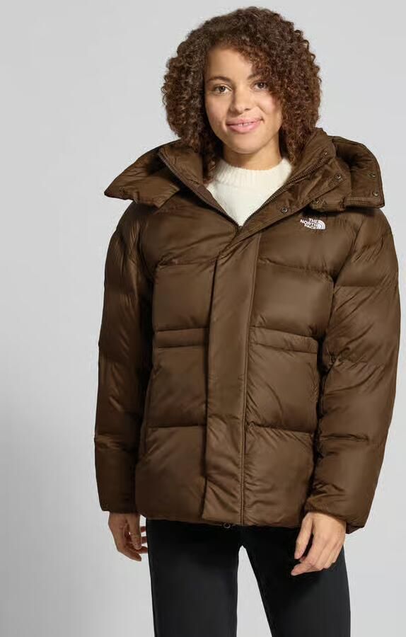 The North Face oversized fit jack in stiksels met gestikt logo - Foto 2