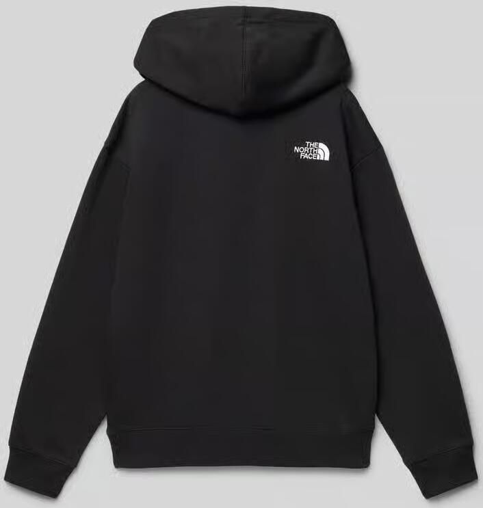 The North Face Oversized hoodie met logostitching model 'Teen'