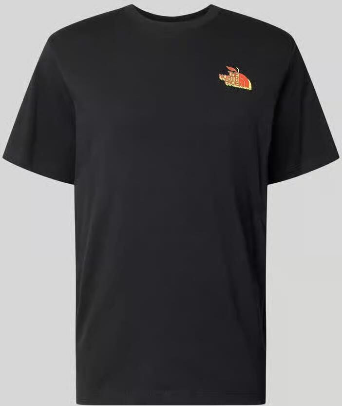 The North Face regular fit T-shirt met motiefprint op de achterkant