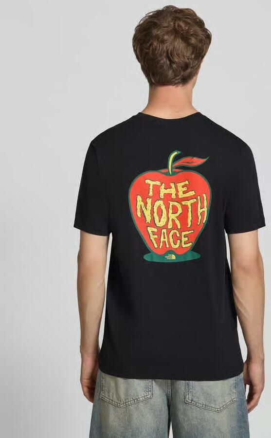 The North Face regular fit T-shirt met motiefprint op de achterkant