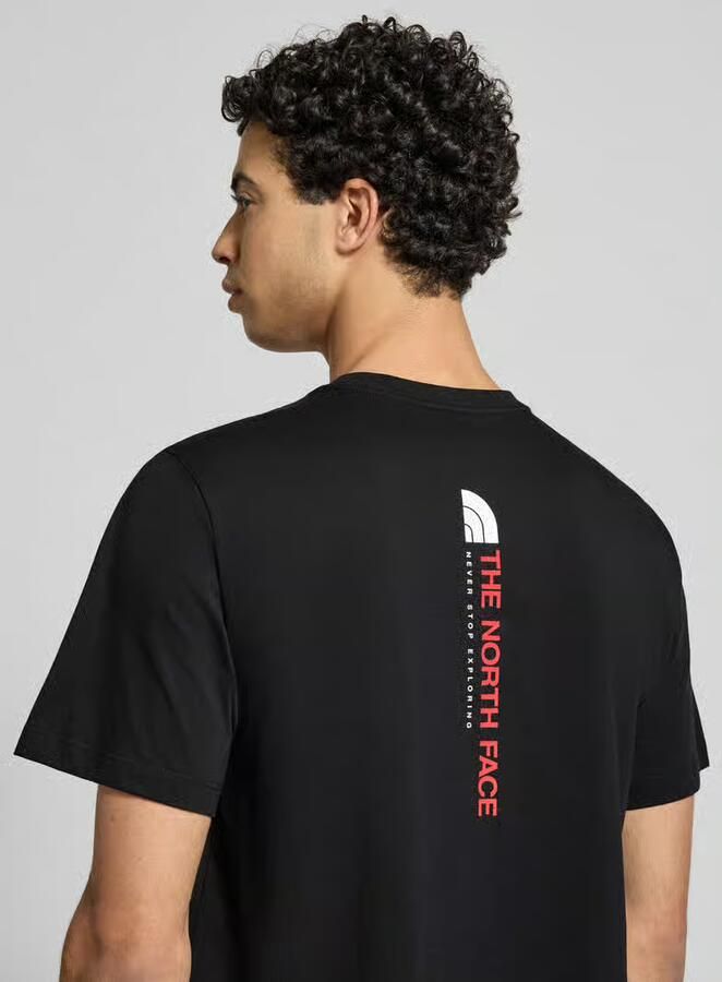 The North Face Regular fit T-shirt van katoenmix model 'VERTICAL' - Foto 2