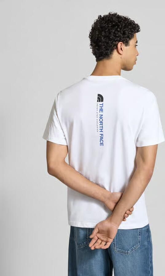 The North Face Regular fit T-shirt van katoenmix Model 'VERTICAL' - Foto 5
